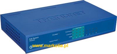 8-Portowy przełącznik PoE 10/100Mbps Fast Ethernet