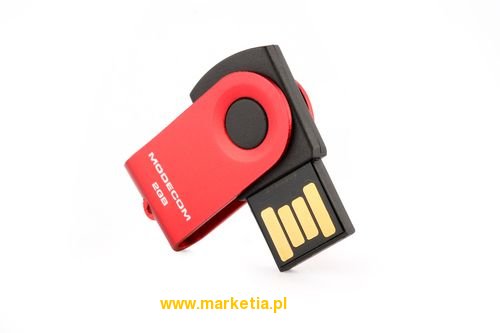 PAMIĘĆ PRZENOŚNA USB MEMODRIVE SPINNER X1 2GB RED