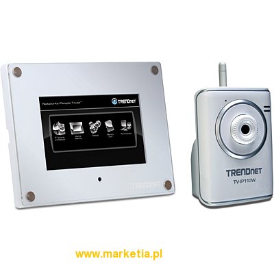 TV-M7110WK Zestaw: 7-calowy monitor foto i Bezprzewodowa kamera z serwerem internetowym