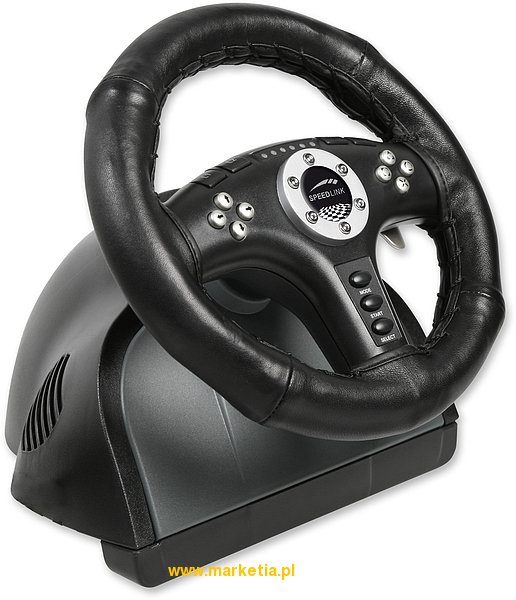 SL-4493-SBK Kierownica SPEED-LINK Racing Wheel PS3, PS2, PC