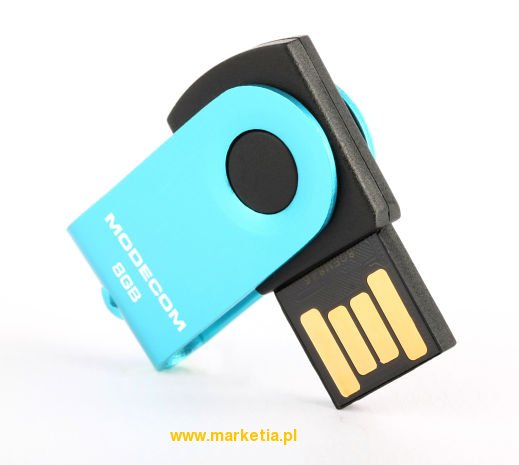 PAMIĘĆ PRZENOŚNA USB MEMODRIVE SPINNER X1 8GB BLUE