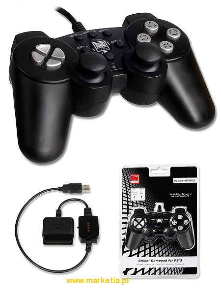 SL-4440-SBK Pad SPEED-LINK Strike Gamepad PlayStation3, czarny
