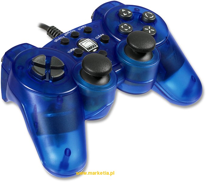 SL-4207-TBE Pad SPEED-LINK GamePad PS2 Strike, niebieski