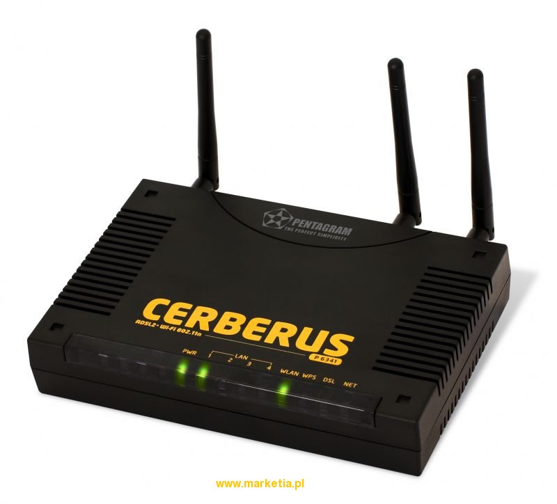 Router ADSL2+ Wi-Fi 11N 300MB MIMO PENTAGRAM Cerberus P 6341