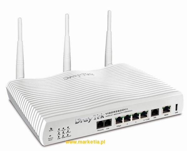 Draytek Router Dual-WAN ADSL/Ethernet - Vigor 2820Vn