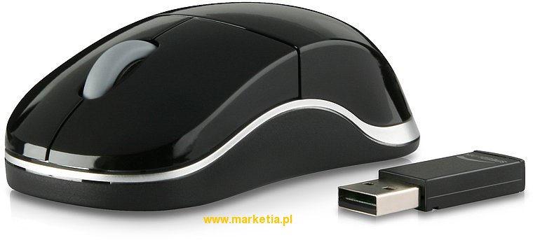 SL-6152-SBK Mysz bezprzewodowa SPEED-LINK Snappy Smart Wireless USB, czarna