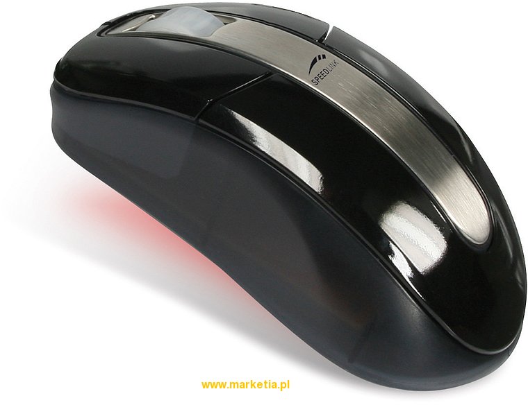 SL 6195-SBK Mysz SPEED-LINK RF Plate Metal Mouse, czarna