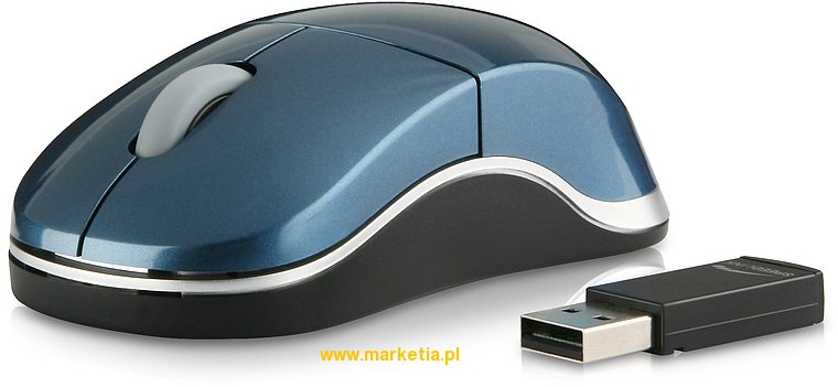 SL-6152-SBE Mysz bezprzewodowa SPEED-LINK Snappy Smart Wireless USB, niebieska