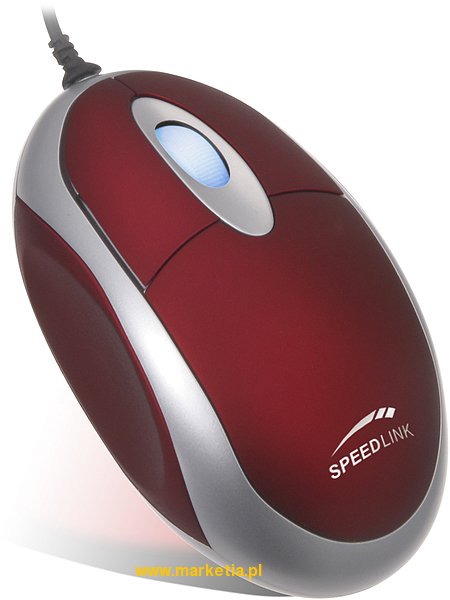 SL-6141-SRD Mysz SPEED-LINK Snappy, czerwona