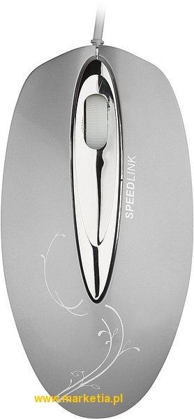 Zestaw Mysz SPEED-LINK Fiore Optical Mouse SL 6340-SSV srebrna z podkładką SL 6247-F02